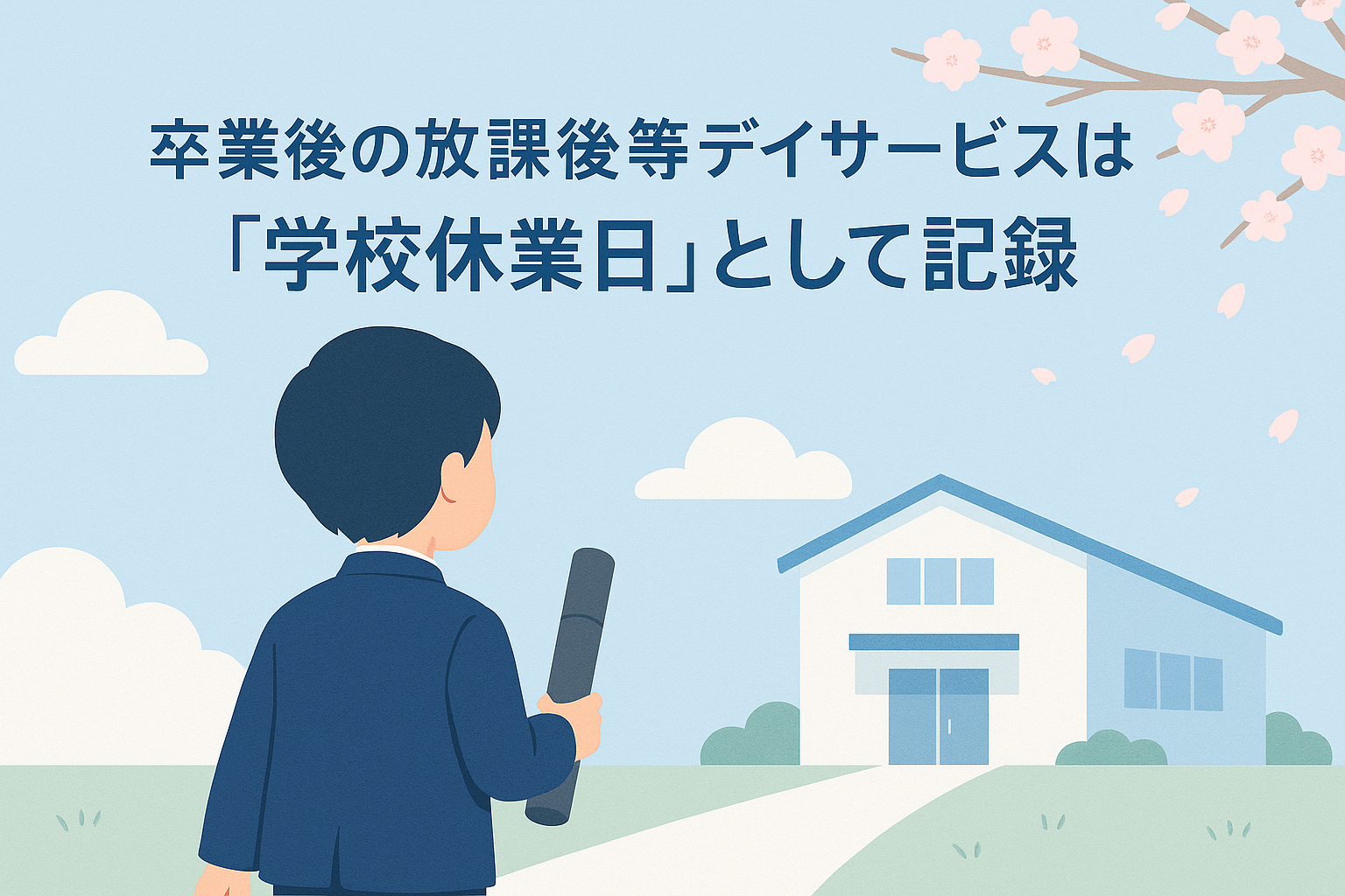卒業式後〜春休みまでの放課後等デイサービス｜記録は「学校休業日」でOK！